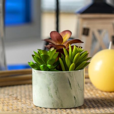 Cute Colorful Artificial Succulent Potted Plants